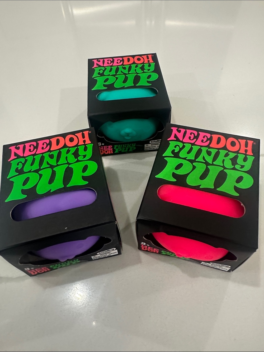 Set of 2 - NeeDoh Funky Pup Toy - ALL colors available request color 🔥fast ship